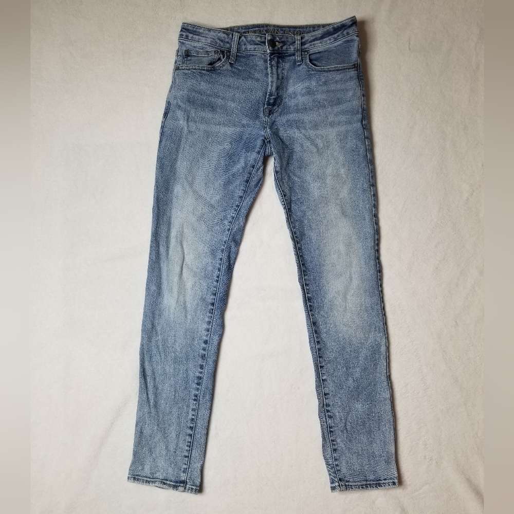American Eagle Outfitters Flex Light Wash Men's Skinny Jeans